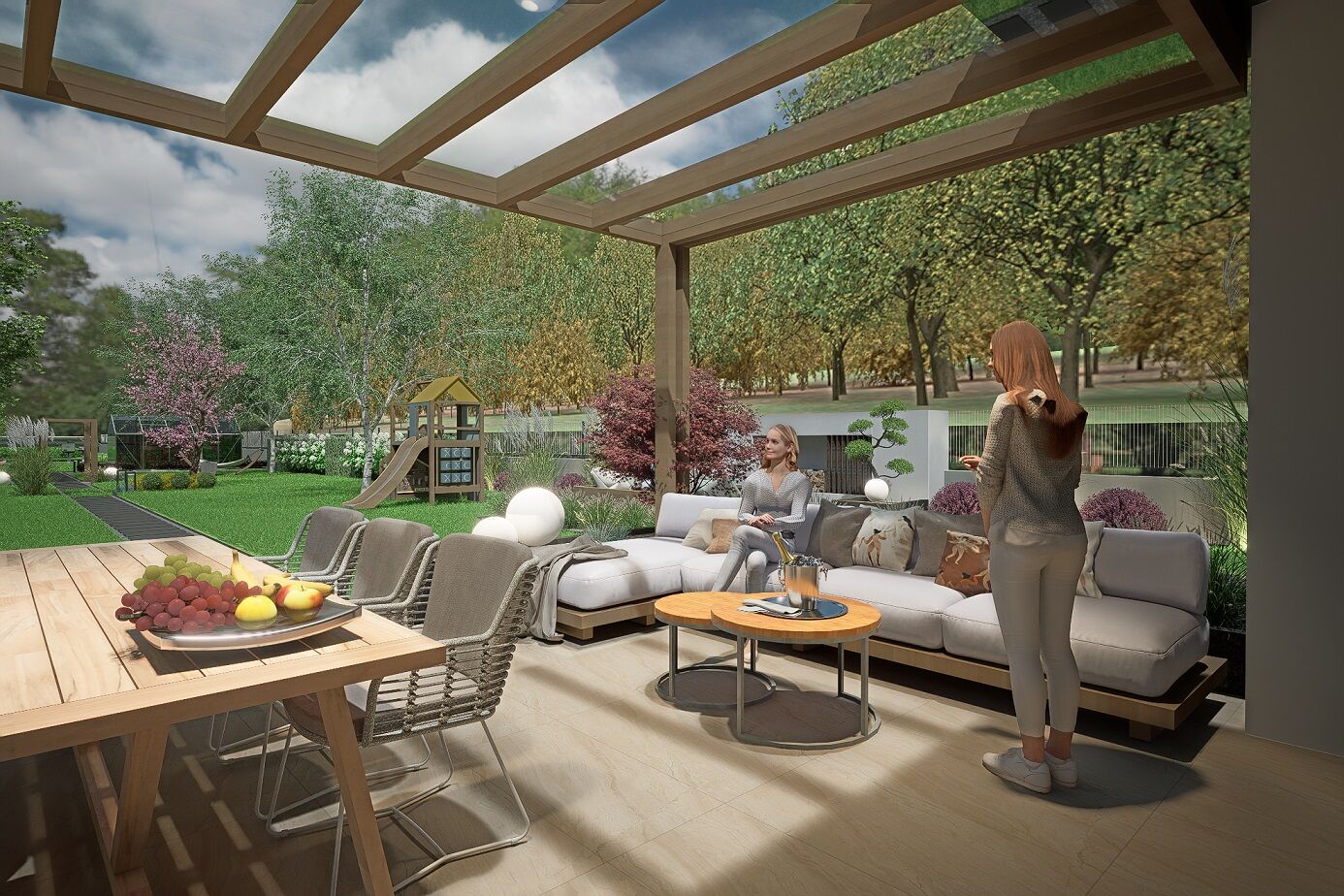 Abstrakcyjna wizualizacja geometryczna